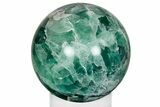 Polished Green Fluorite Sphere - Mexico #227219-1